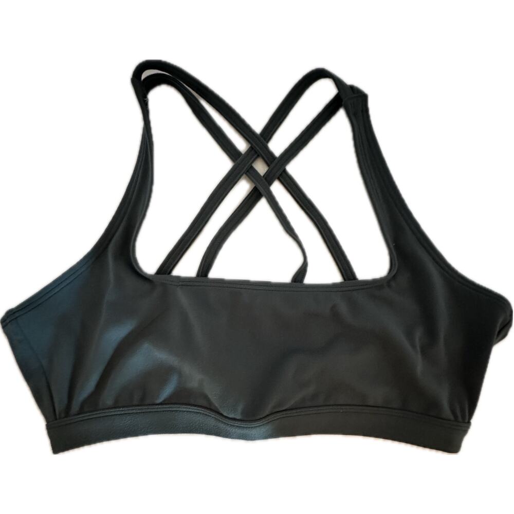 Everyday‎ Yoga Women's green Strappy Sports Bra L Activewear